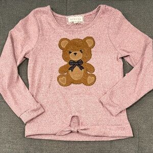 btween Pink bear long sleeve